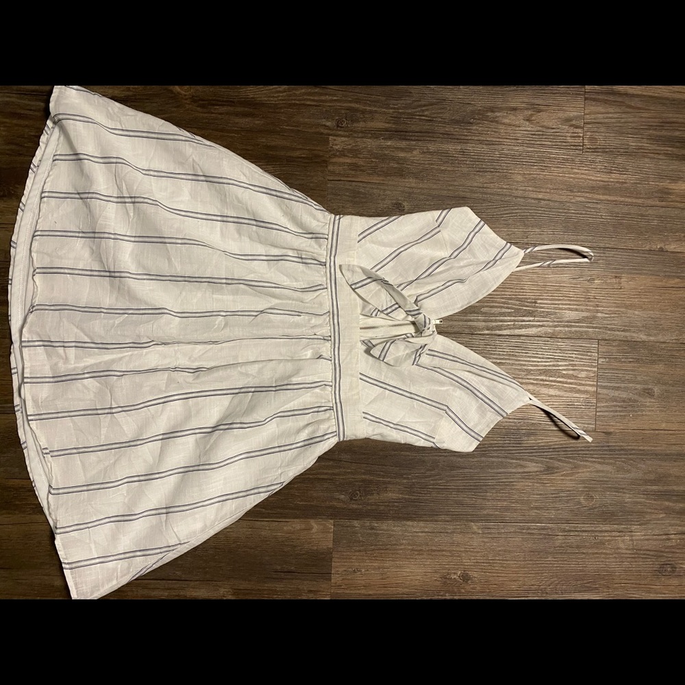 Tie front summer dress